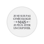 Tapis de souris rond imprim� gyn�cologue