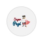 Tapis de souris rond imprim� super papi