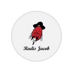 Tapis de souris rond imprim� radis jacob