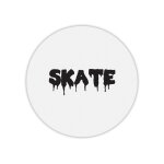 Tapis de souris rond imprim� texte skate