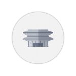 Tapis de souris rond imprim� tokyo temple