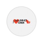 Tapis de souris rond j'aime le loir et cher