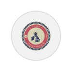 Tapis de souris rond london / united kingdom