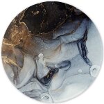 Tapis de souris rond, mouse pad pour ordinateur pc bureau portable, etanche surface lisse, base antidrapante ...