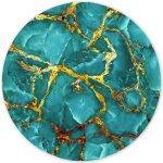 Tapis de souris rond, mouse pad pour ordinateur pc bureau portable, etanche surface lisse, base antidrapante ...