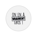 Tapis de souris rond on en a vraiment gros