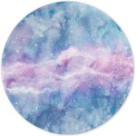 Tapis de souris rond, tapis souris pour ordinateur pc bureau portable, etanche surface lisse, base antidrapan ...