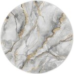 Tapis de souris rond, tapis souris pour ordinateur pc bureau portable, etanche surface lisse, base antidrapan ...