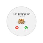 Tapis de souris rond les pancakes m'appelle