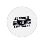Tapis de souris rond princes n�s en septembre