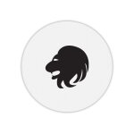 Tapis de souris rond signe astrologique lion simple