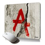 Tapis de souris souple anarchie graffeur graffiti mur accessoire ordinateur fixe flexible et durable ...