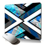 Tapis de souris souple anti d�rapant style marbre texture granite design unique bleu de qualite durablee ...