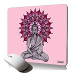 Tapis de souris souple bouddha bouddhisme inde mandala rosace accessoire made in france durable et unique ...