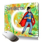 Tapis de souris souple super breton comics heros drole drapeau bretagne accessoire pour les professionnel ... Tapis de souris souple super breton comics heros drole drapeau bretagne accessoire pour les professionnel ...
