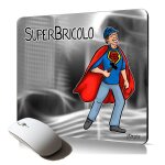 Tapis de souris souple super bricolo drole bande dessine papa bureau bricoleur cadeau mouse pad rsistant ...