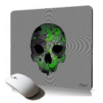 Tapis de souris souple crane accessoire durable motif tete de mort original art street art tag gaming ...