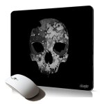 Tapis de souris souple crane tete de mort durable et resistant squelette motif punk rock pirate flexible ... Tapis de souris souple crane tete de mort durable et resistant squelette motif punk rock pirate flexible ...