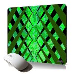 Tapis de souris souple design carreau fond vert geometrique pour pc fixe accessoire informatique impression ... Tapis de souris souple design carreau fond vert geometrique pour pc fixe accessoire informatique impression ...