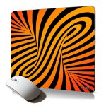 Tapis de souris souple design illusion d'optique moderne cadeau unique antiderapant pour ordinateur pc ...