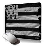 Tapis de souris souple drapeau bretagne breton mousepad cadeau design unique accessoire durable imprim� ...
