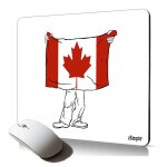 Tapis de souris souple drapeau canada canadien support anti d�rapant football ergonomique flexible basket ...