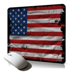 Tapis de souris souple drapeau etats unis usa americain mousepad accessoire informatique bureau personnalis� ...