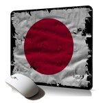 Tapis de souris souple drapeau japon japonais motif tissu cadeau original gaming mousepad durable