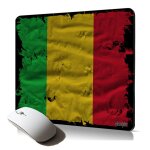 Tapis de souris souple drapeau mali malien gaming accessoire ordinateur pc original antiderapant resistant ...