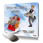 Tapis de souris souple j'peux pas j'dois garder mon chat esthétique chaton cadeau fete des meres humour ... Tapis de souris souple j'peux pas j'dois garder mon chat esthétique chaton cadeau fete des meres humour ...
