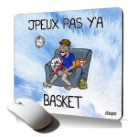 Tapis de souris souple j'peux pas y'a basket comique mousepad bureau basketball accessoire pc portable ...