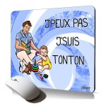 Tapis de souris souple jpeux pas j'suis tonton oncle cadeau drole accessoire durable pour ordinateur ...