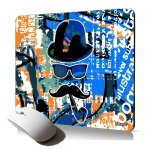 Tapis de souris souple monsieur moustache vintage pipe cadeau accessoire clavier homme street art peinture ... Tapis de souris souple monsieur moustache vintage pipe cadeau accessoire clavier homme street art peinture ...