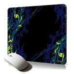 Tapis de souris souple motif abstrait peinture accessoire informatique design esth�tique fond bleu cadeau ...