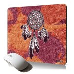 Tapis de souris souple motif attrape reve inca etoile zen yoga ethnic artiste pastel accessoire pc design ...