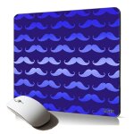 Tapis de souris souple motif moustaches accessoire pour les professionnel pipe vintage homme chapeau ...