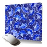 Tapis de souris souple motif wax imprim� africain fleur mariage mousepad antiderapant fleur floral d�coratif ...