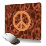 Tapis de souris souple peace and love & dessin original accessoire bureau cadeau adolescent pour gamer ...