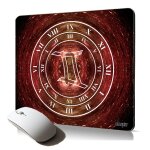 Tapis de souris souple signe gemeaux cadeau danniversaire esthtique univers etoiles galaxie gaming ...