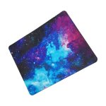 Tapis de souris star galaxy, rectangulaire, antid�rapant, en caoutchouc, pour jeu d'ordinateur, noir