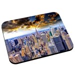Tapis de souris sur les toits de new york gratte ciel etats unis d amerique