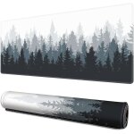 Tapis de souris xl 600 x 300 mm - grand tapis de bureau & gaming, base antidérapante, bords cousus, surface ... Tapis de souris xl 600 x 300 mm - grand tapis de bureau & gaming, base antidérapante, bords cousus, surface ...