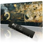 Tapis de souris xxl ¿ table ancienne fantasy avec clavier elfique et tasse ¿ design unique 80x40 cm (classique ... Tapis de souris xxl ¿ table ancienne fantasy avec clavier elfique et tasse ¿ design unique 80x40 cm (classique ...