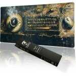 Tapis de souris xxl ¿ table ancienne fantasy avec clavier elfique et tasse ¿ design unique 80x40 cm (classique ... Tapis de souris xxl ¿ table ancienne fantasy avec clavier elfique et tasse ¿ design unique 80x40 cm (classique ...