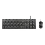 Targus - ensemble clavier et souris - combo - full size - antimicrobienne - usb - qwerty - r. - u. - ...