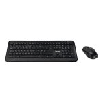 Targus - ensemble clavier et souris - combo - full size - sans fil - 2. 4 ghz - azerty - franais - noir ...