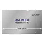 Targus privacy screen 19 screen (4:3) - filtre anti - indiscrétion - 19 - noir, transparent - pour ... Targus privacy screen 19 screen (4:3) - filtre anti - indiscrétion - 19 - noir, transparent - pour ...