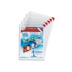 Tarifold poche repositionnable, rouge, din a4, kang