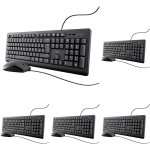 Taro pack clavier et souris filaires - clavier azerty français, résistant aux eclaboussures, silencieux, ... Taro pack clavier et souris filaires - clavier azerty français, résistant aux eclaboussures, silencieux, ...
