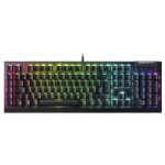 Clavier d'ordinateur � commutateur jaune m�canique razer v4 x